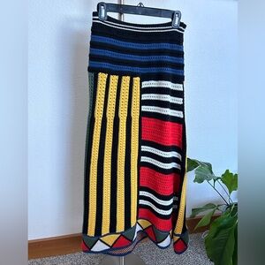 Amazing Farm Rio Crochet Maxi Skirt